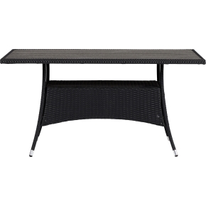 Oscar luksus havebord sort b84xl150 cm køb til fast lav pris ... Sort havebord og stole