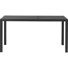 Noah havebord b90xl205xh76 cm sort nonwood/alu. køb til fast lav ... Sort havebord og stole