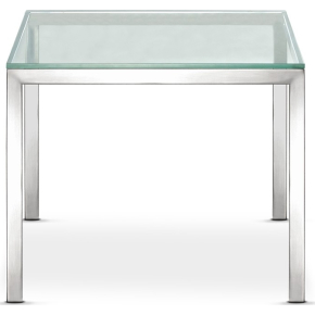 Florence sofabord, 55x55, krom, mat glas køb til fast lav pris ...
