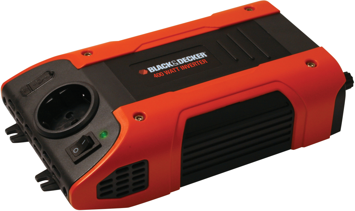 Black & Decker 400W Inverter, 230 V og USB udgang køb til fast lav