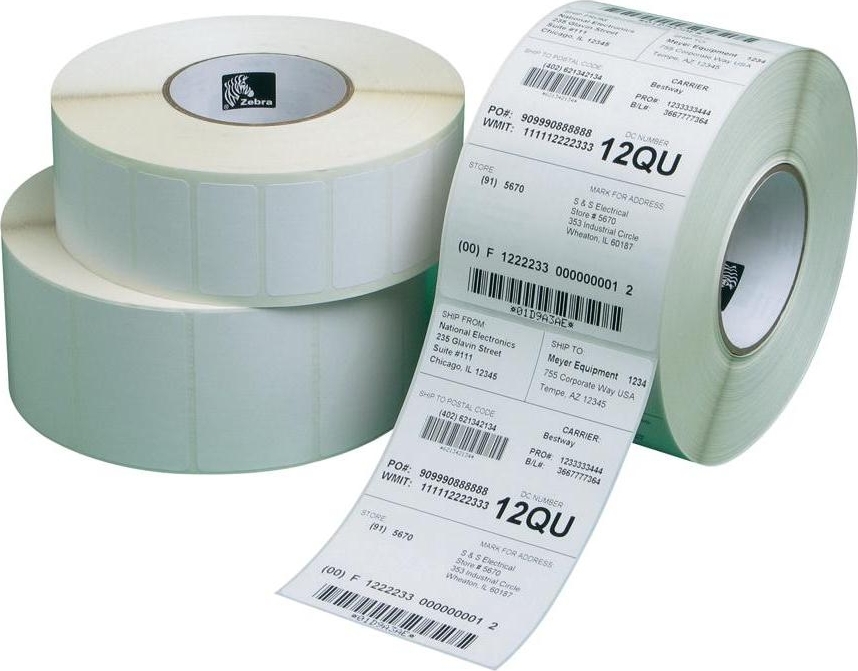 Zebra Label roll, 102x152mm køb til fast lav pris Lomax A/S