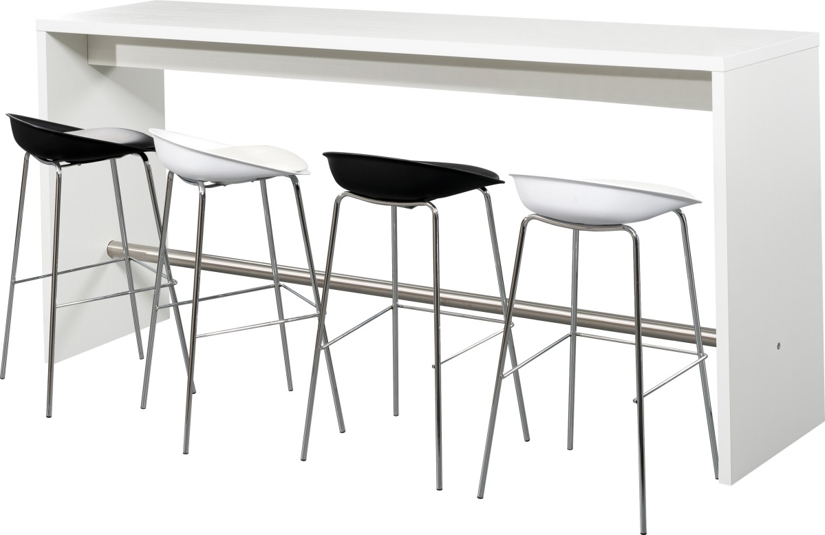 Detroit højt mødebord hvid h108xb60xl240 cm køb til fast lav pris ... Altan underbeklædning