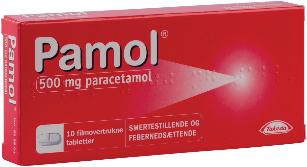 Pamol Tabletter, 500 mg, 10 stk. - Lomax A/S