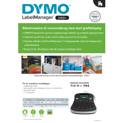 Dymo LabelManager 210D+ labelmaskine