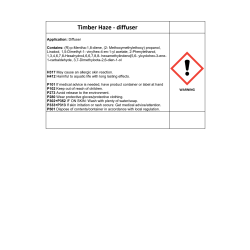 Meraki Duftfrisker m. pinde, Timber haze
