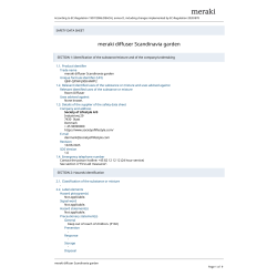 Meraki Duftfrisker m. Pinde, Scandinavian, 120 ml