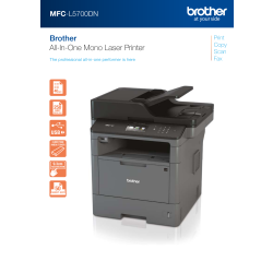 Brother MFC-L5700DN A4 multifunktionsprinter 