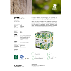 UPM Notes | 75x75 mm | Pastel gul