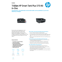 HP Smart Tank 570 Plus A4 All-in-One blækprinter