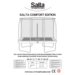 Salta Trampolin Comfort rektangulær, 214 x 305 cm