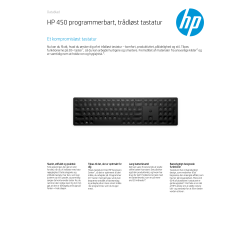 HP 450 Trådløst Tastatur, nordisk, sort
