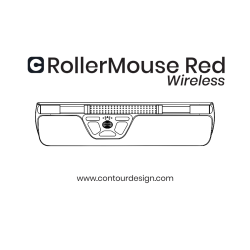 Contour RollerMouse Red, Wireless