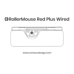 Contour RollerMouse Red Plus, Wired