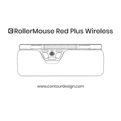Contour RollerMouse Red Plus, Wireless