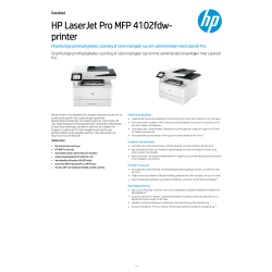 HP LaserJet Pro MFP 4102fdw multifunktionsprinter