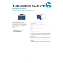 HP Color LaserJet Pro 4202dn farve laserprinter
