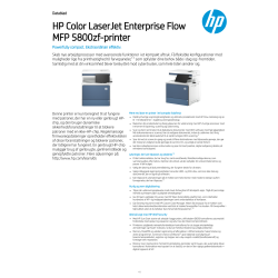HP LaserJet MFP 5800zf multifunktionsprinter