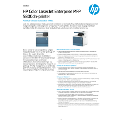 HP LaserJet MFP 5800dn multifunktionsprinter