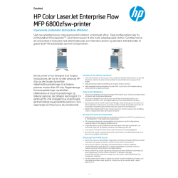 HP LaserJet MFP 6800zfsw multifunktionsprinter