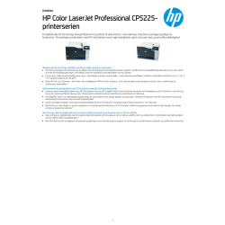HP LaserJet CP5225 A3 farve laserprinter