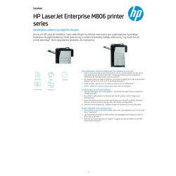 HP LaserJet Enterprise M806x plus laserprinter