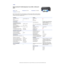 Epson EcoTank ET-14100 A3 farve blækprinter