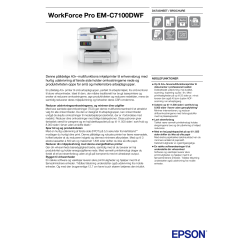 Epson Farve Multifunktionsprinter EM-C7100DWF