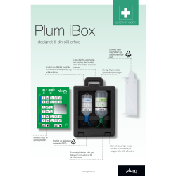 Plum iBox 2, Tom øjenskyllestation til 2 flasker