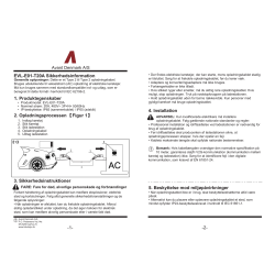 Avant Spiralladekabel type-2 3-faset 5 meter, sort