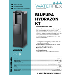 Blupura drikkevandskøler, Hydrazon KT, sort, gulv