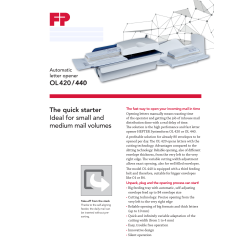 Hefter Systemform automatisk brevåbner - OL-420