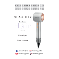 BEAUTIFLY Hårtørrer - IonBoost