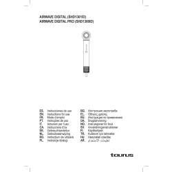 TAURUS Hårtørrer, Med Styler - Airwave Digital