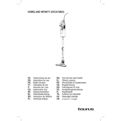 TAURUS Støvsuger, m. ledning - Homeland Infinity
