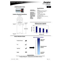 Energizer Max Alkaline D batteri, 2 stk.