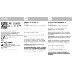 Housegard Gelkompres til forbrændinger - (2-pak)