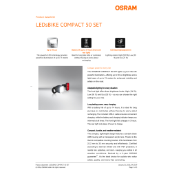 Osram LEDsBIKE Kompakt 50 SET