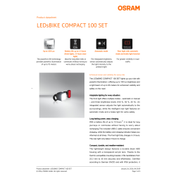 Osram LEDsBIKE Kompakt 100 set
