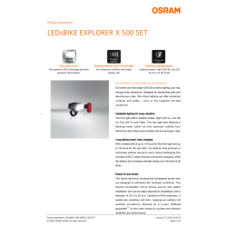 Osram Explorer X 500 sæt