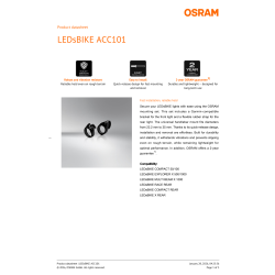Osram Monteringssæt til cykellygte-LEDsBIKE ACC101