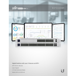 Ubiquiti 24-ports Gigabit switch, 2× 10G SFP+