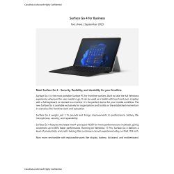 Microsoft Surface Go 4 Tablet, 128 Gb, 10,5"