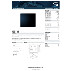 Scandomestic Kogeplade - HOC60F