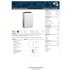 Scandomestic Vaskemaskine - DWI1042WC, Hvid