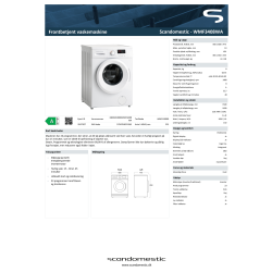 Scandomestic Vaskemaskine - WMF3408WA