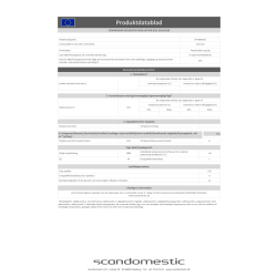 Scandomestic supermarkedsfryser - SIF700ADGC