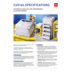 OKI Laserprinter - C651dn, Farvet, SFP