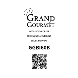Grand Gourmet Induktionskogeplade, 60 cm