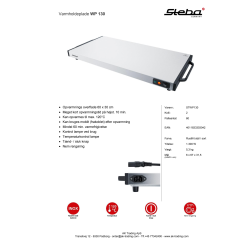 Steba Varmeplade - 600x300 mm