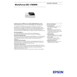 EPSON Scanner - WorkForce DS-1760WN
